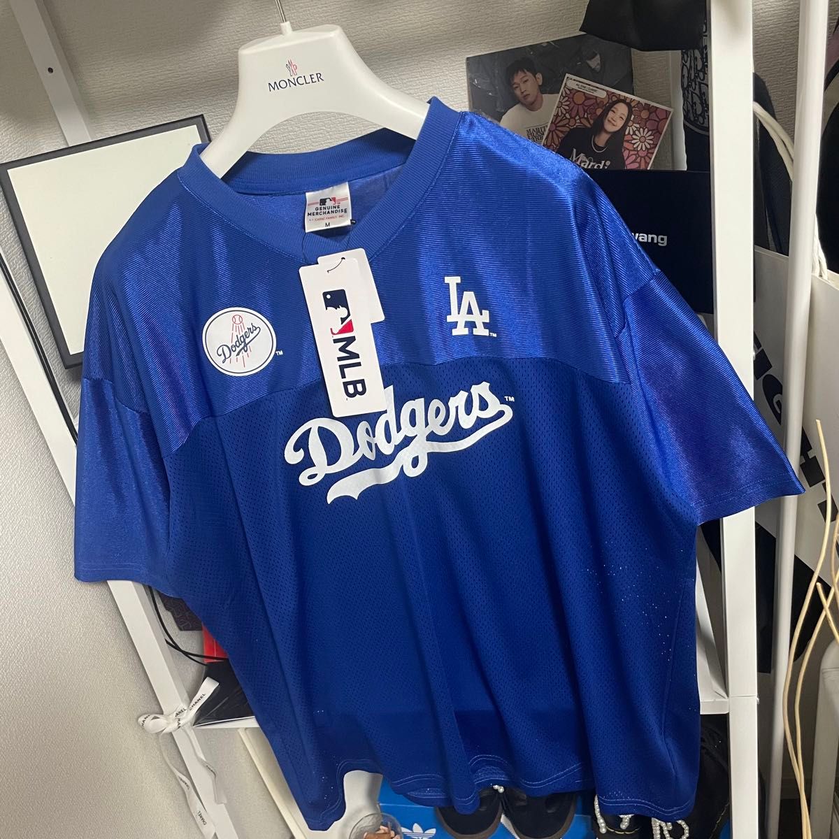 新品未使用　タグ付き MLB LA Dodgers ドジャース　ユニホーム　ゲームシャツ　ユニフォーム　Tシャツ　メッシュ　