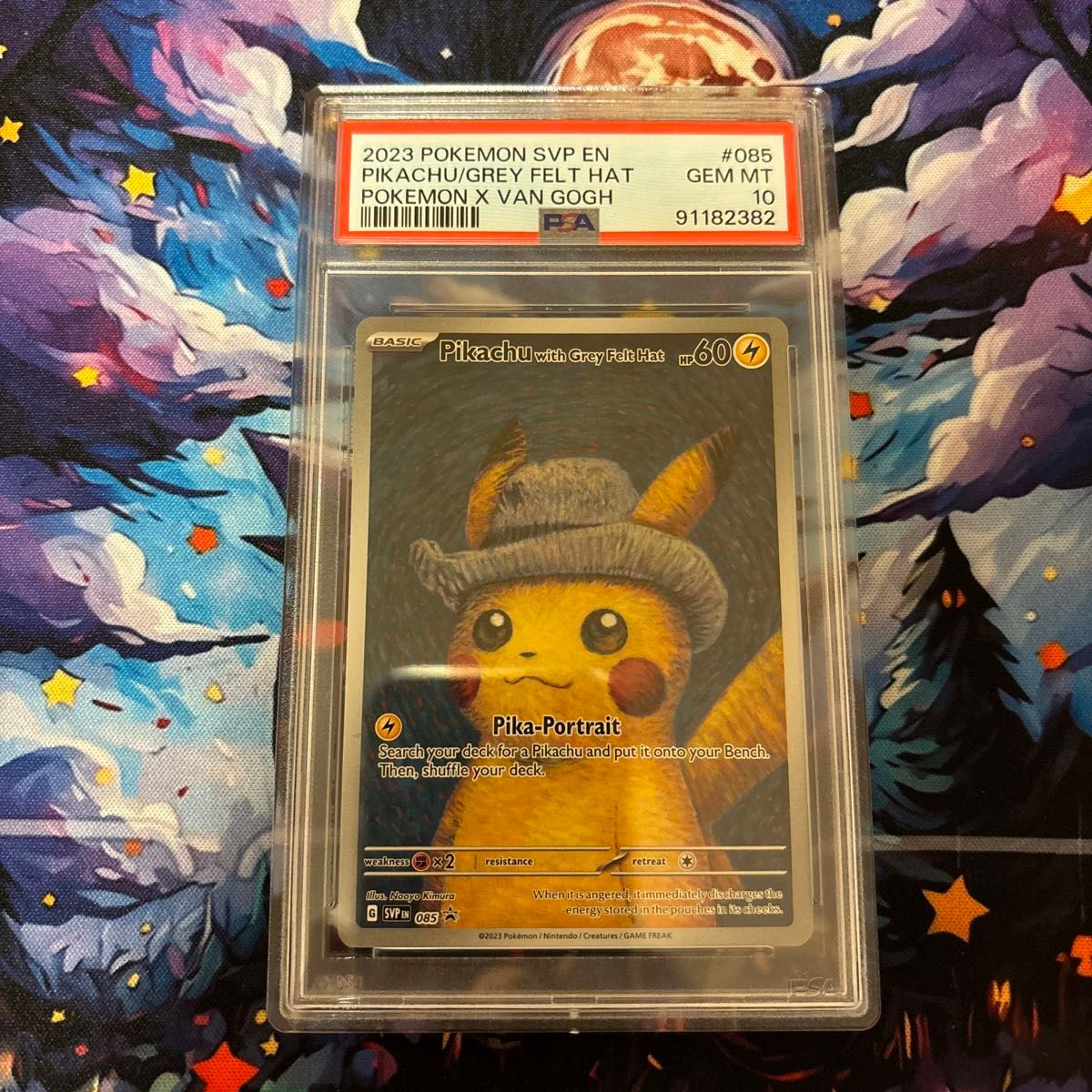 ゴッホピカチュウ プロモ PSA10 #085 SVPEN Pokemon GREY FELT ゴッホピカチュウ プロモ PSA10 #085 SVPEN Pokemon GREY FELT