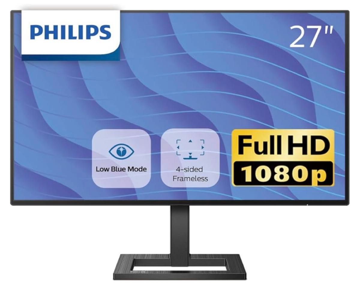 美品 フィリップス Philips 27インチディスプレイ モニターアーム付き HDMI 美品 フィリップス Philips 27インチディスプレイ モニターアーム付き HDMI