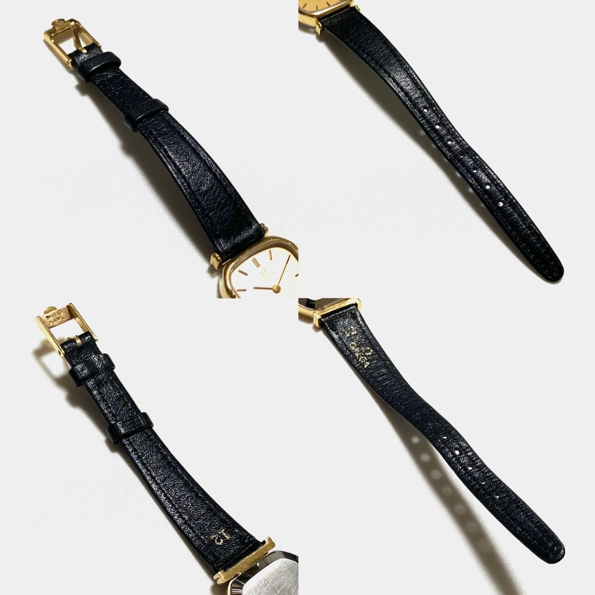 美品 OMEGA オメガ デビル 純正革ベルト プッシュ式 レディース 美品 OMEGA オメガ デビル 純正革ベルト プッシュ式 レディース