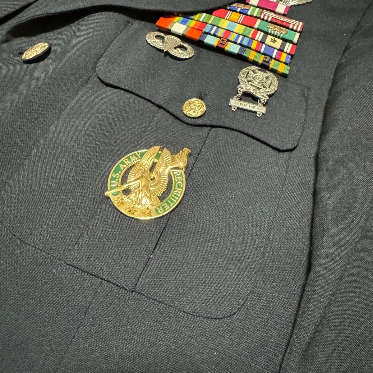 超希少】U S ARMY アメリカ 陸軍 米軍制服 階級章 略綬 2点 超希少】U S ARMY アメリカ 陸軍 米軍制服 階級章 略綬 2点