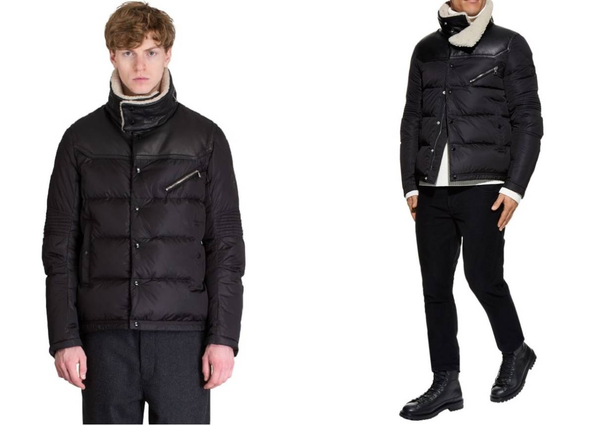 ムートン×レザー×ナイロンの傑作 17-18AW モンクレール 100%正規新品