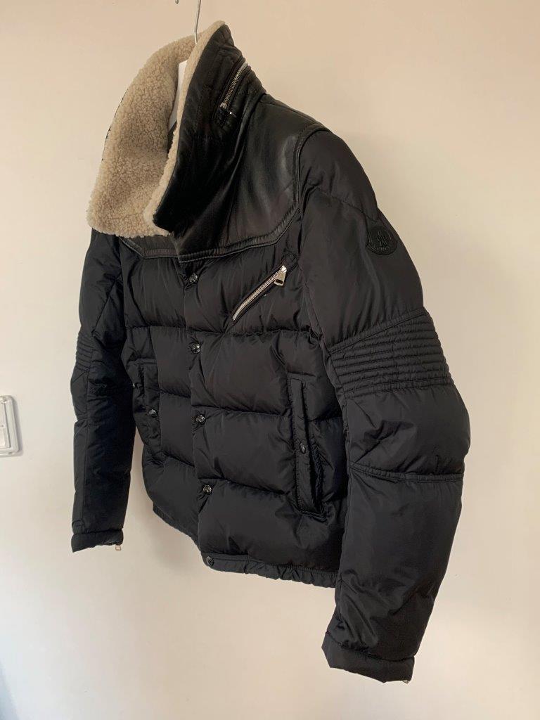 ムートン×レザー×ナイロンの傑作 17-18AW モンクレール 100%正規新品