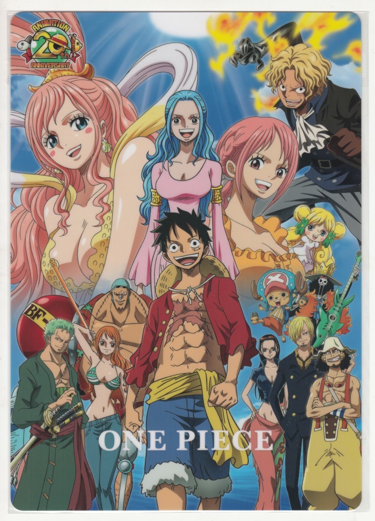 ヤフオク 下敷き One Piece ワンピース レヴェリー篇