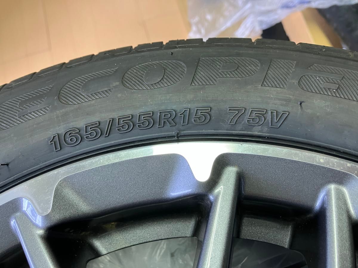 新車外し ホンダ N-ONE JG3 JG4 純正ホイール・タイヤ 4本 165 新車外し ホンダ N-ONE JG3 JG4 純正ホイール・タイヤ 4本 165