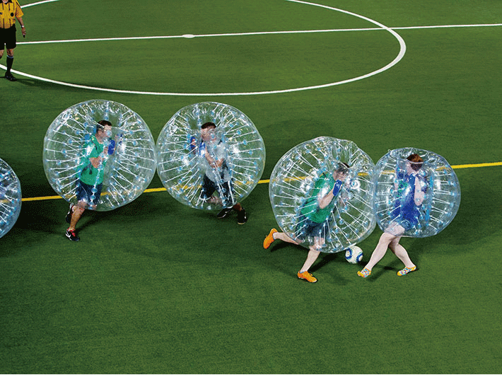  various Event . large activity does. Bubble soccer .4 piece set . cheap!