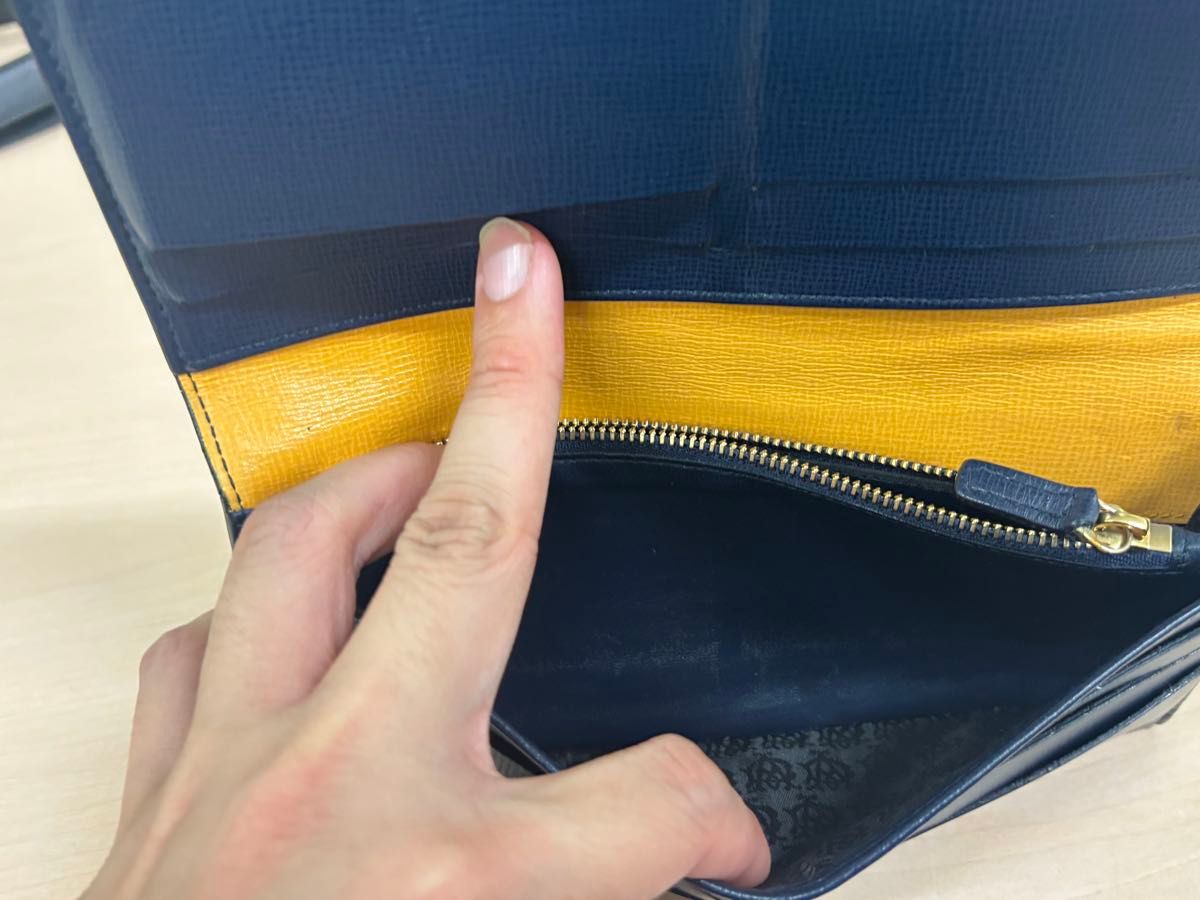 箱あり】ダンヒル dunhill 長財布 レザー ネイビー 財布|Yahoo 箱あり】ダンヒル dunhill 長財布 レザー ネイビー 財布|Yahoo