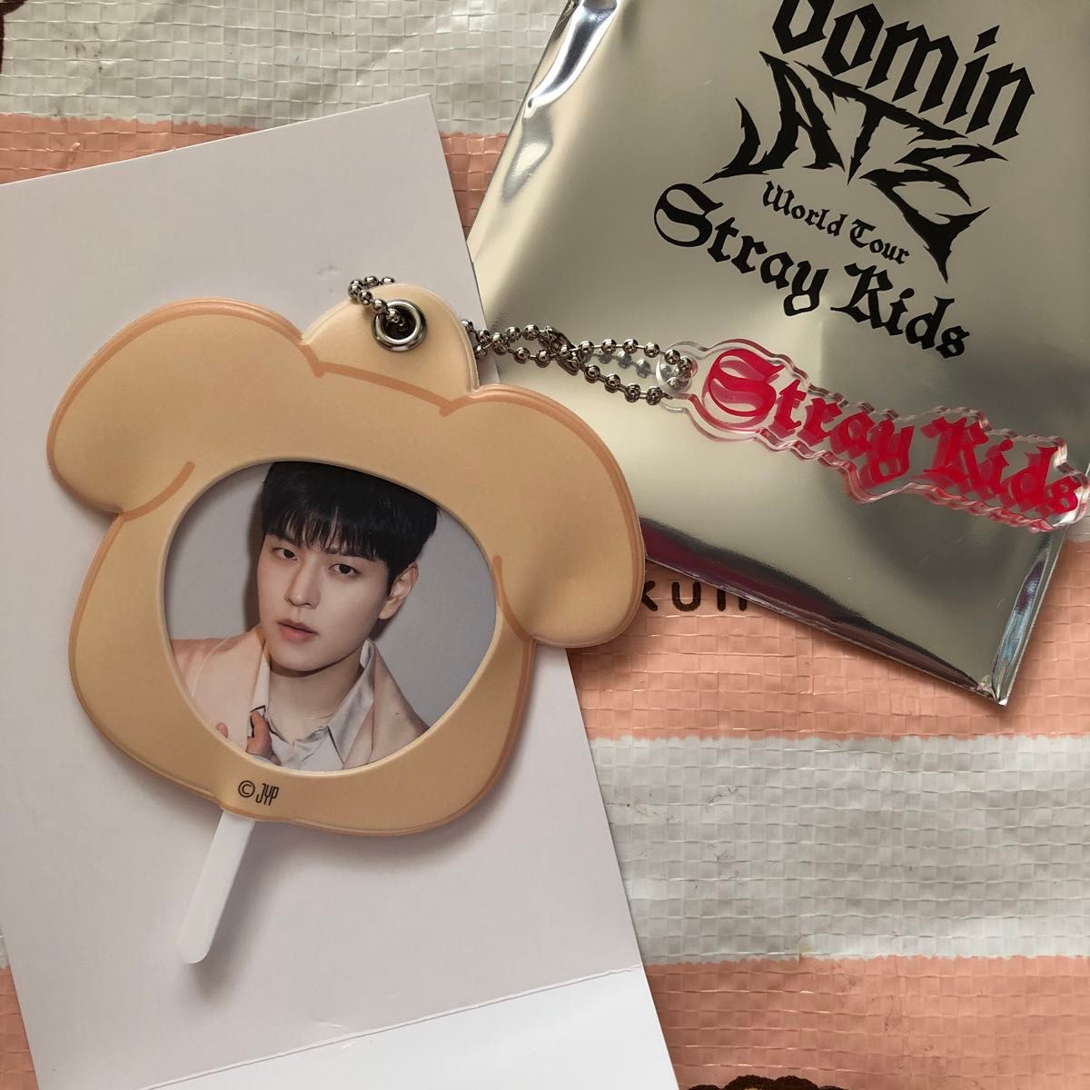 未使用】Stray Kids スキズ SKZOO うちわキーホルダー スンミン 未使用】Stray Kids スキズ SKZOO うちわキーホルダー スンミン