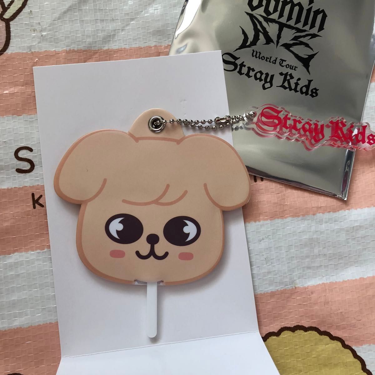 未使用】Stray Kids スキズ SKZOO うちわキーホルダー スンミン 未使用】Stray Kids スキズ SKZOO うちわキーホルダー スンミン