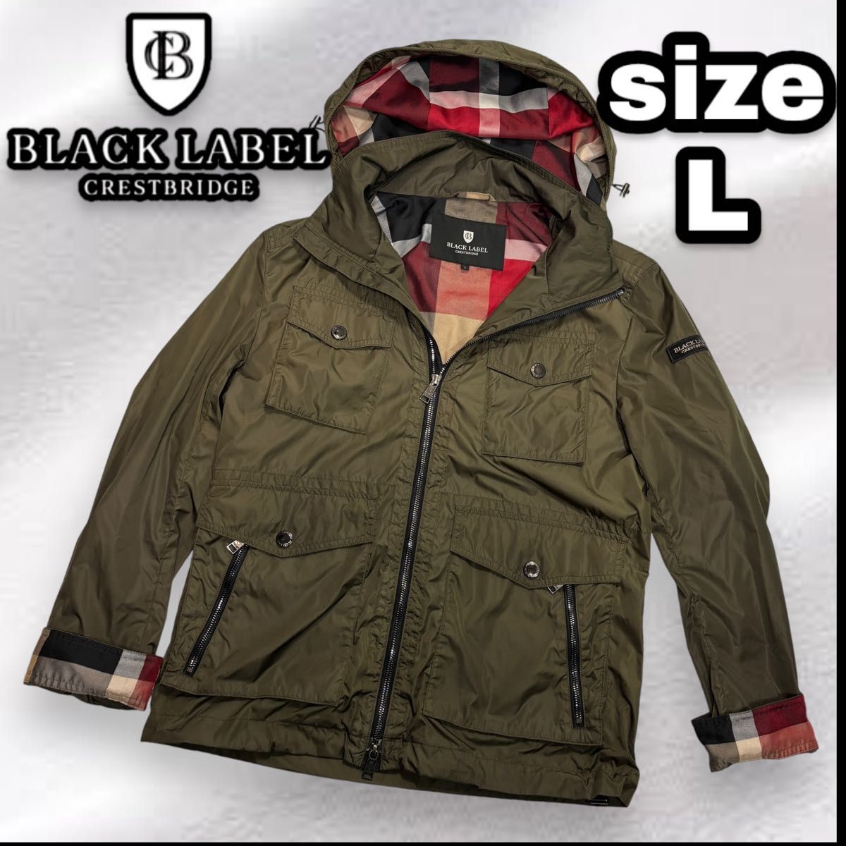 美品】ブラックレーベルクレストブリッジ 2way ナイロン 美品】ブラックレーベルクレストブリッジ 2way ナイロン