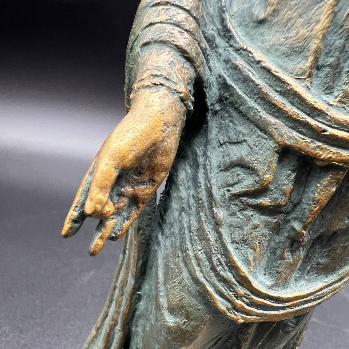 北村西望 聖観世音菩薩 ブロンズ像 銅像 仏像 菩薩 置物 美術品 北村西望 聖観世音菩薩 ブロンズ像 銅像 仏像 菩薩 置物 美術品