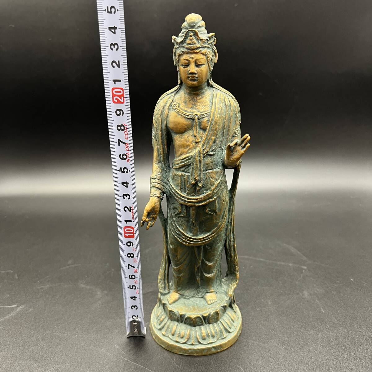 北村西望 聖観世音菩薩 ブロンズ像 銅像 仏像 菩薩 置物 美術品 北村西望 聖観世音菩薩 ブロンズ像 銅像 仏像 菩薩 置物 美術品