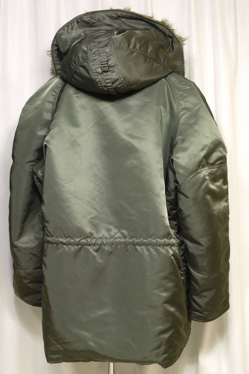 新発売】 アルファ 米国製 フライトジャケット 色グレイ系 サイズL N3B