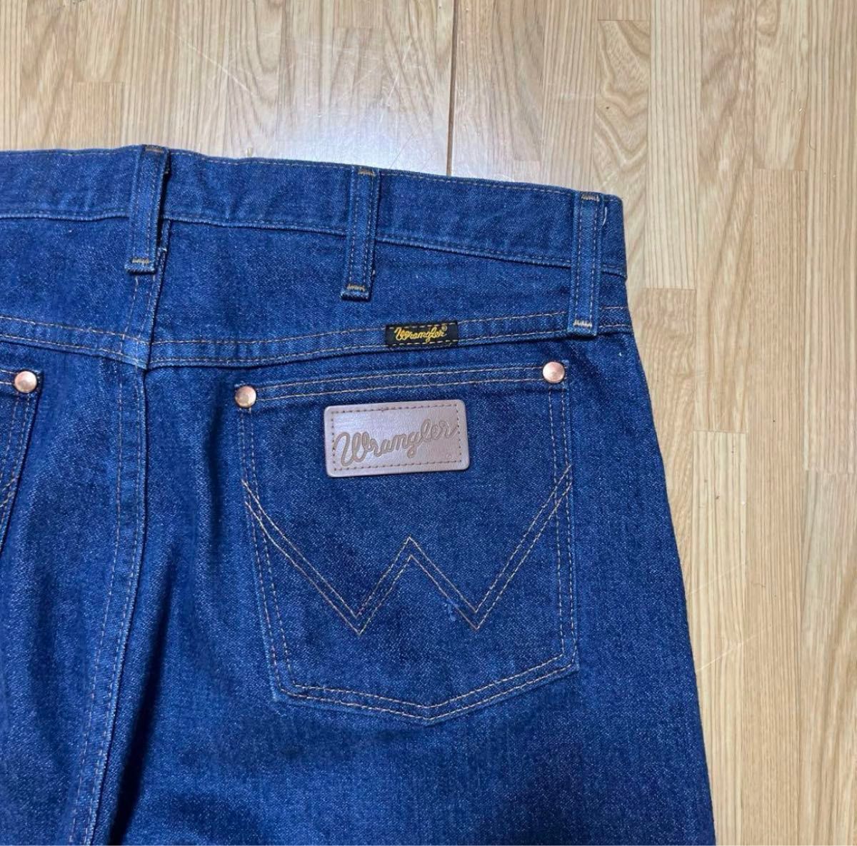 00s Wrangler ラングラー 13MWZ ストレートデニム 濃紺 美品 00s Wrangler ラングラー 13MWZ ストレートデニム 濃紺 美品