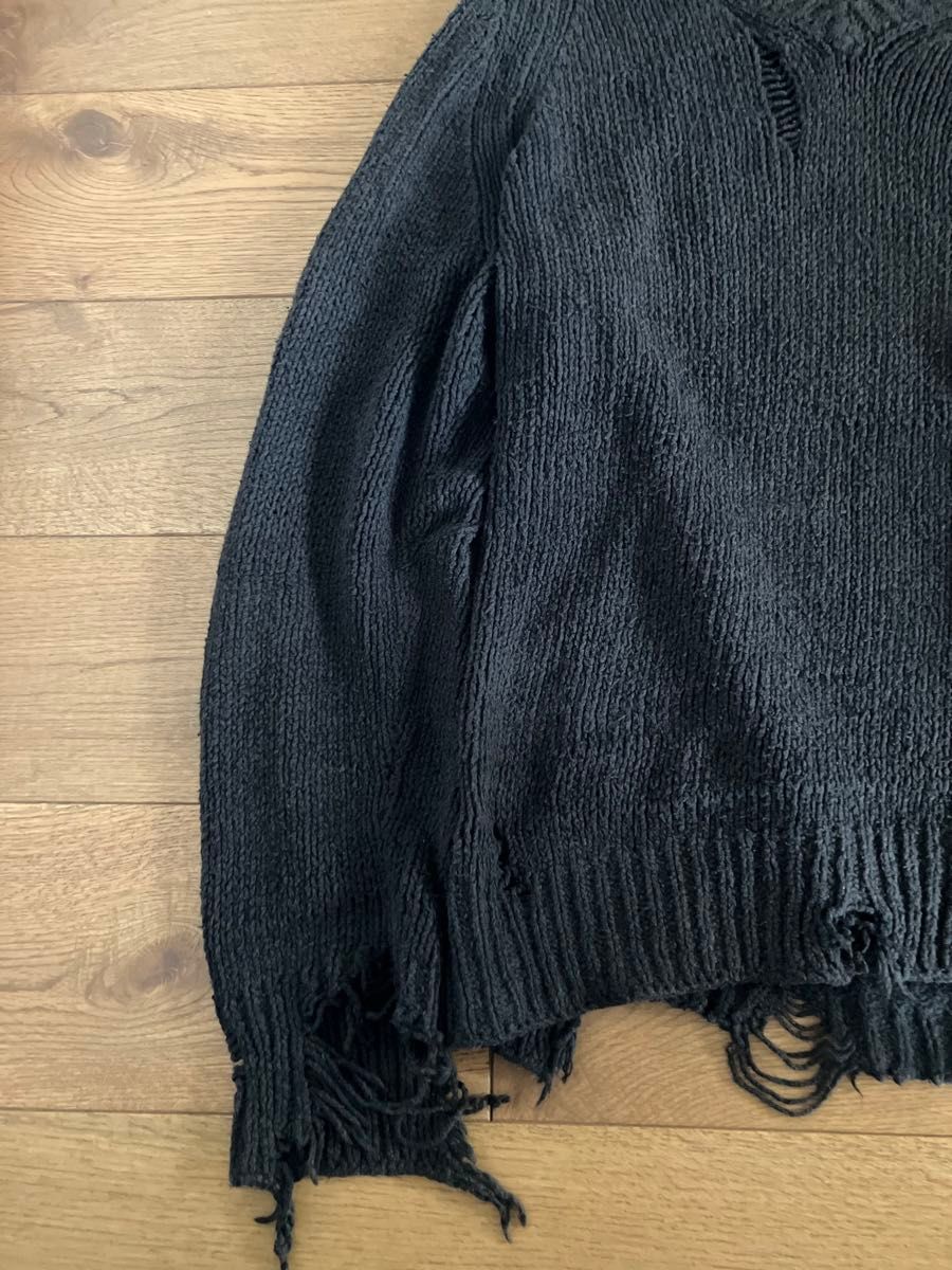 number nine ナンバーナイン 03aw グランジニット ダメージ宮下 number nine ナンバーナイン 03aw グランジニット ダメージ宮下