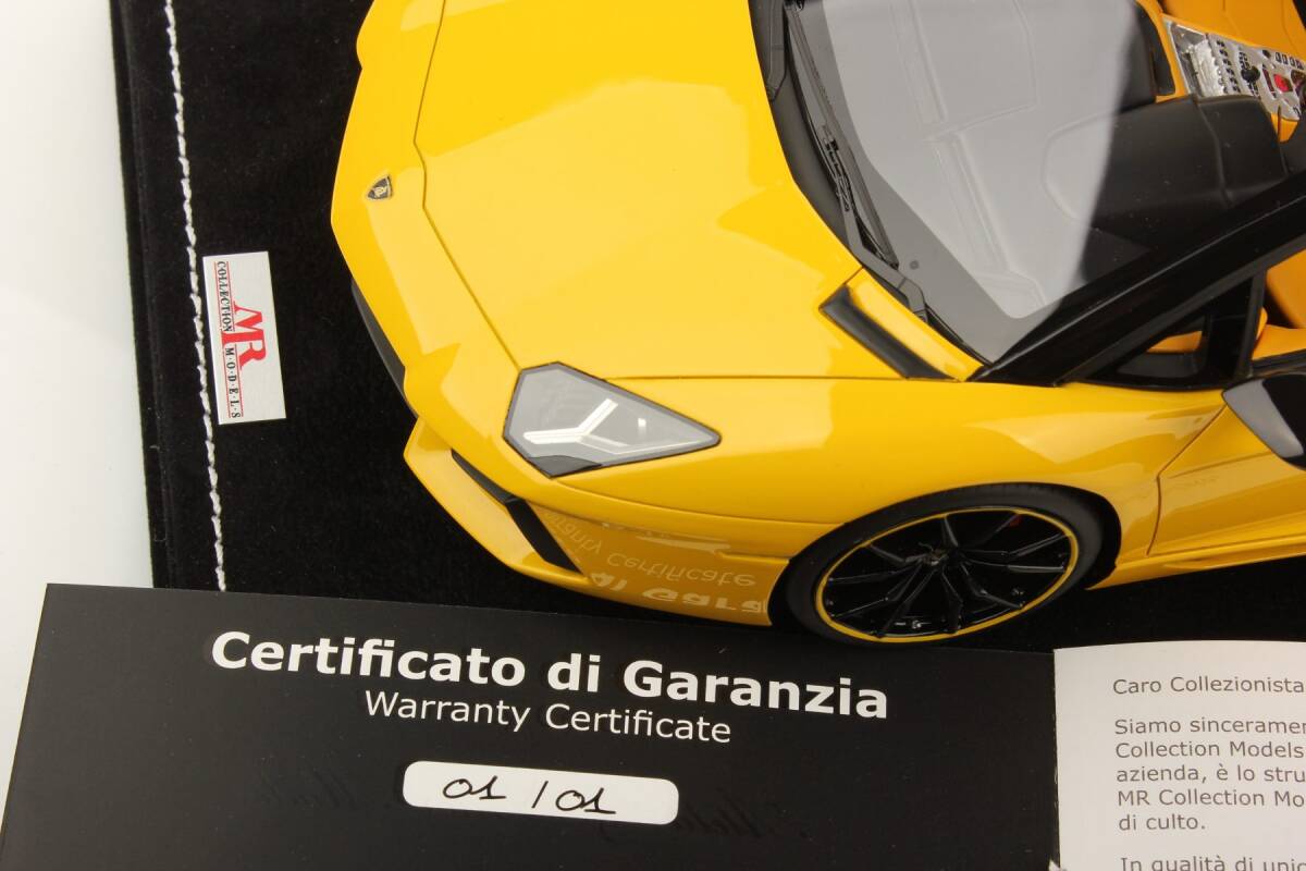 送料無料 ギフト 世界で1台 即決 ランボルギーニ 1/18 MR 超希少 特別インテリア 乗用車
