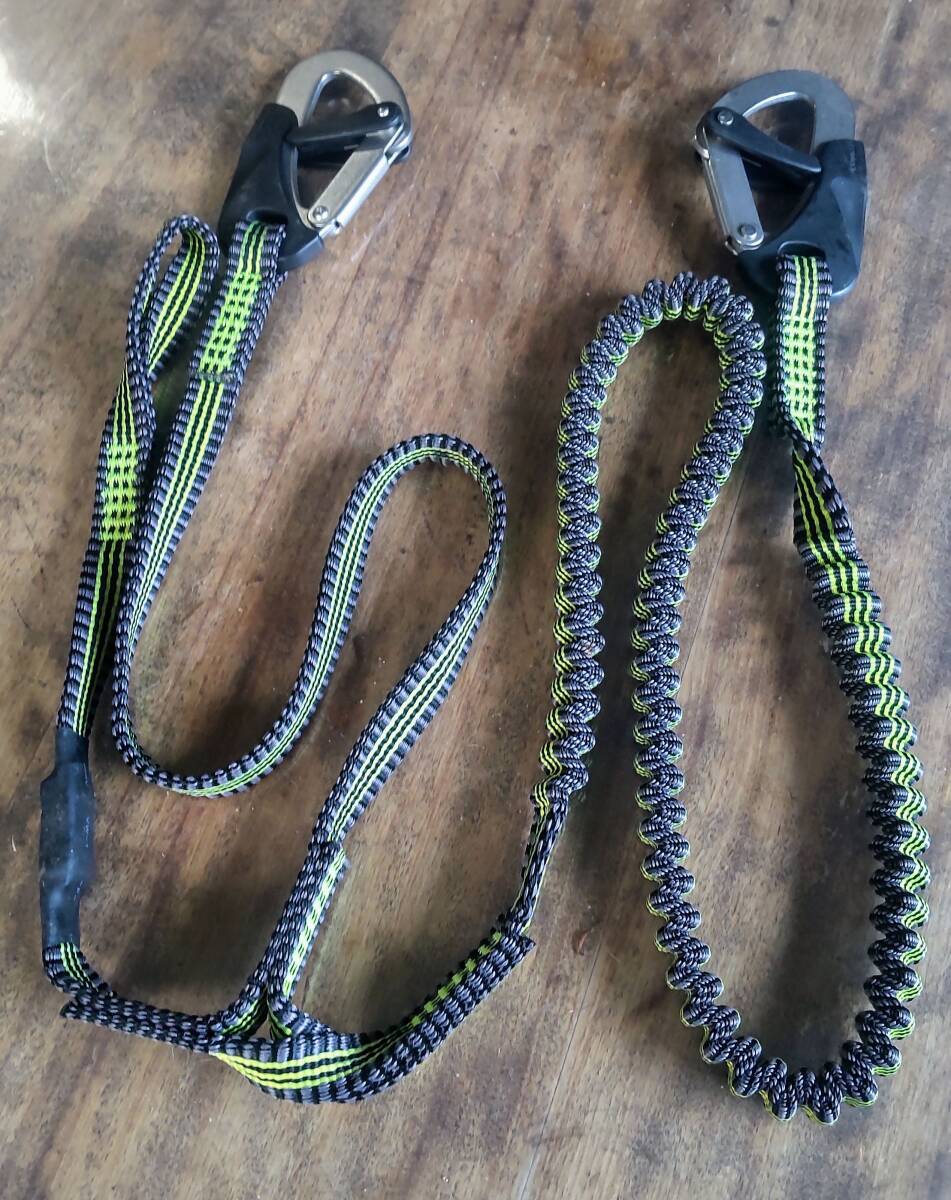 ★SPINLOCK スピンロック★セーフティーライン★2クリップ&1リンク★ほとんど未使用