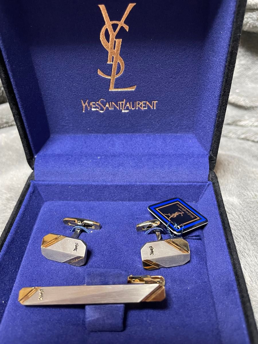 YVES SAINT LAURENT イヴサンローラン ネクタイピン カフス YVES SAINT LAURENT イヴサンローラン ネクタイピン カフス