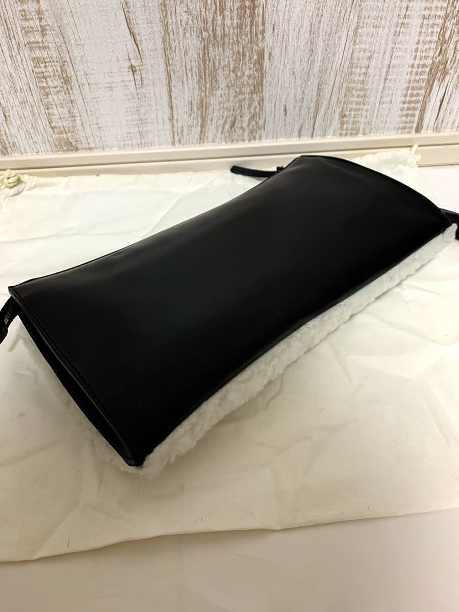 美品!BALENCIAGA バレンシアガ クラッチバッグ ファー レザー