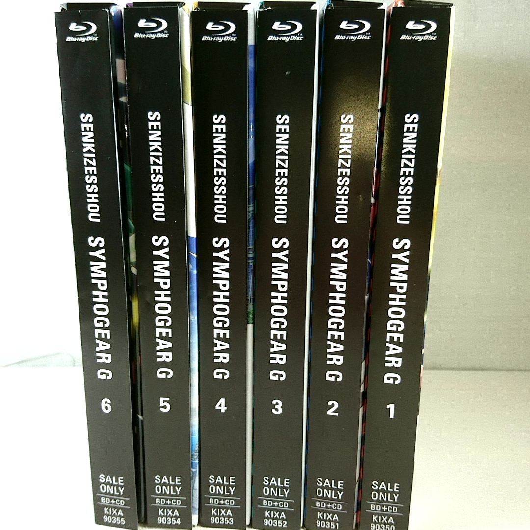 初回版　特典全付　BD　戦姫絶唱シンフォギアG Blu-ray全6巻 BOX可