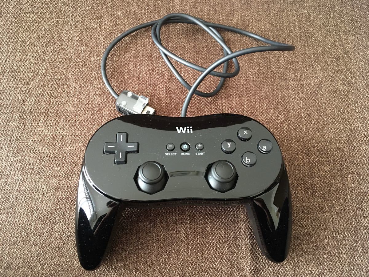 ［任天堂］クラシックコントローラーPRO ブラック Wii&WiiU