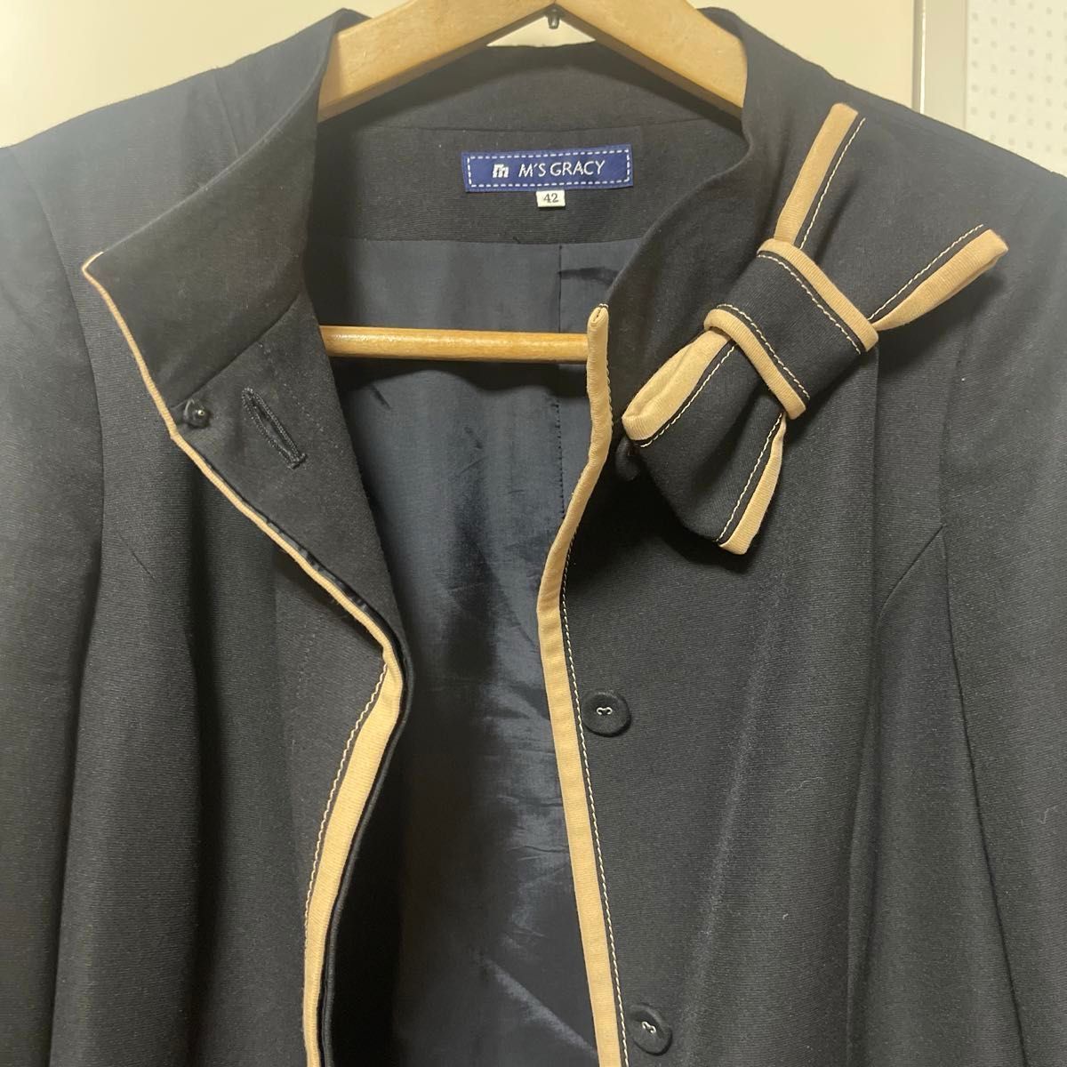 エムズグレイシー M'S GRACY コート 黒 size42|Yahoo!フリマ エムズグレイシー M'S GRACY コート 黒 size42|Yahoo!フリマ