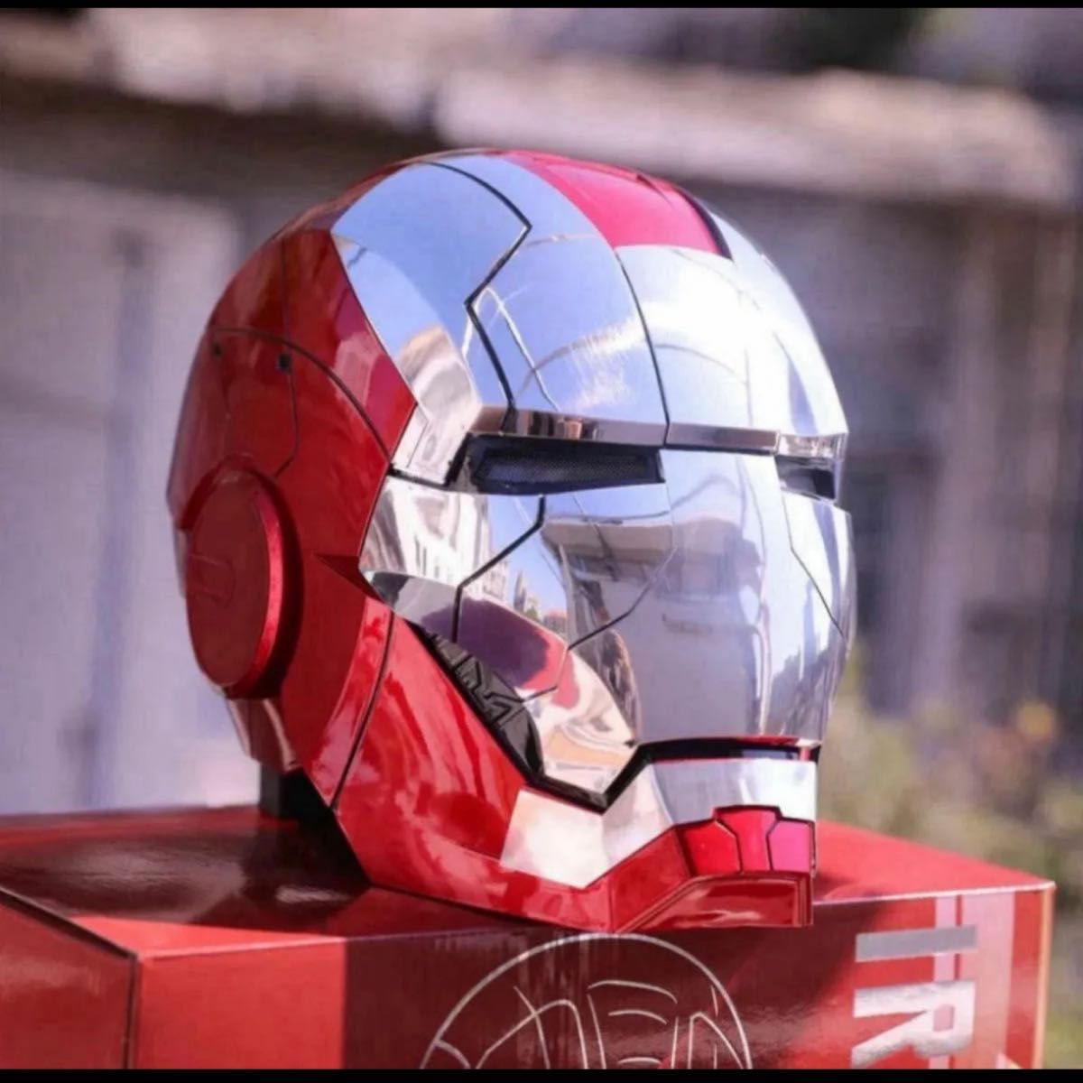 アイアンマンマスク【2種カラー有】アップデートヘルメット 自動 アイアンマンマスク【2種カラー有】アップデートヘルメット 自動