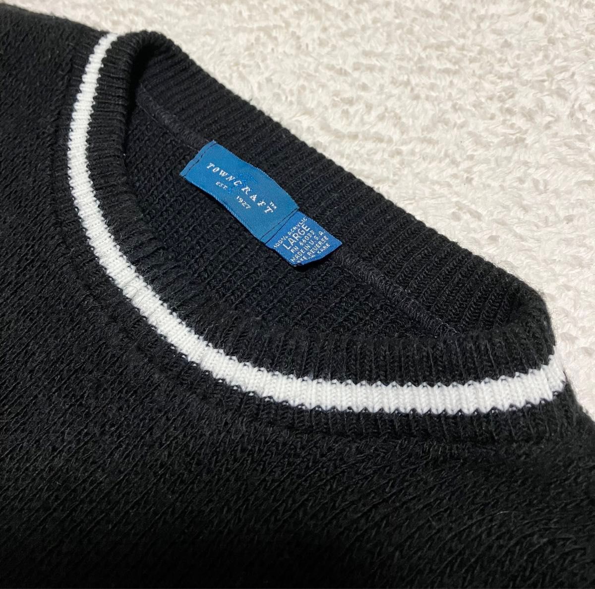 90s 美品】TOWN CRAFT タウンクラフト ニット 黒 サイズL|Yahoo 90s 美品】TOWN CRAFT タウンクラフト ニット 黒 サイズL|Yahoo