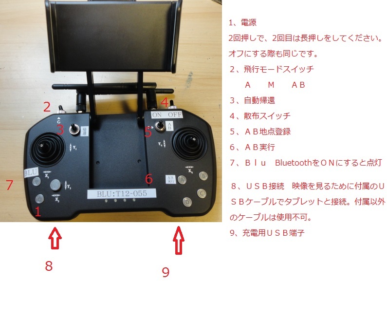 メーカー直売 データリンク仕様10L散布ドローン モデル メーカー直売 データリンク仕様10L散布ドローン モデル