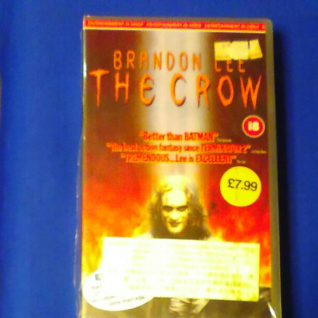 THE CROW BRANDON LEE import version video Japanese title none The * black u brand n Lee Hong Kong 