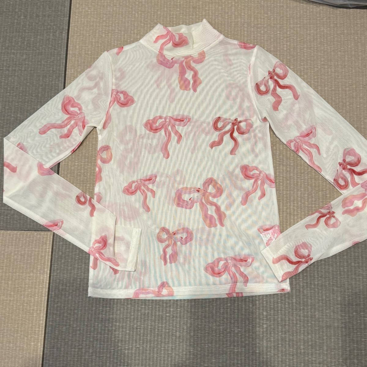 POPPY あさぎーにょ リボンシースルートップス - トップス POPPY あさぎーにょ リボンシースルートップス - トップス