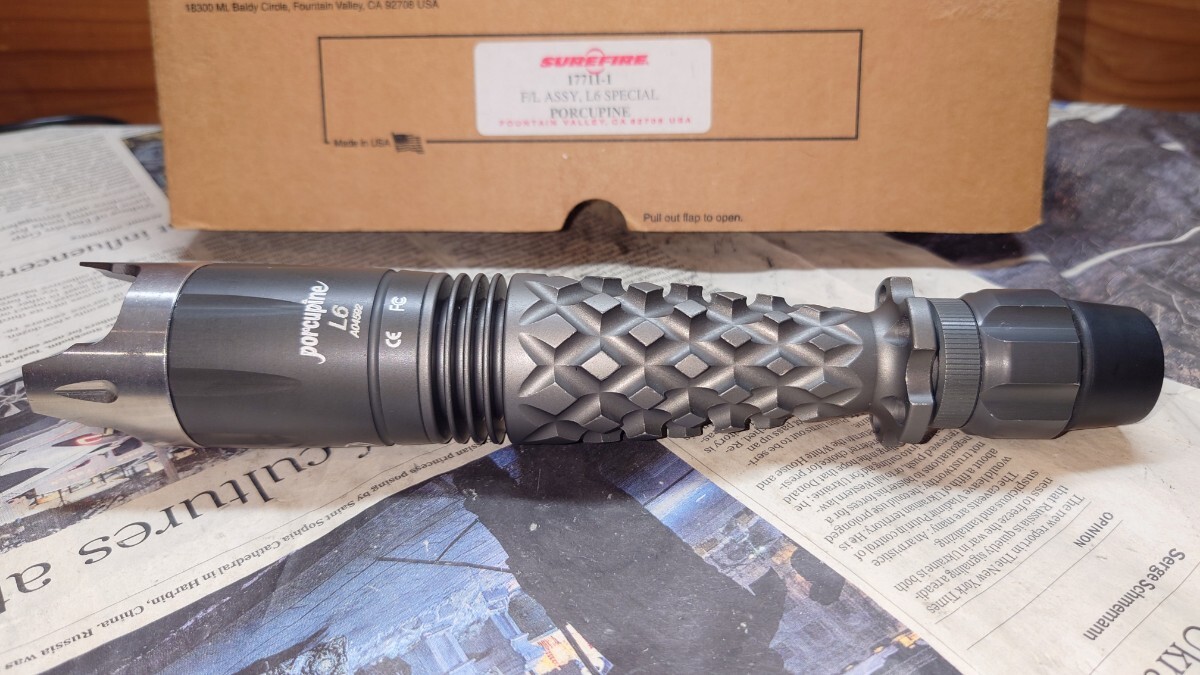 37500円 【元箱付】SUREFIRE L6 porcupine 世界限定500本 37500円 【元箱付】SUREFIRE L6 porcupine 世界限定500本