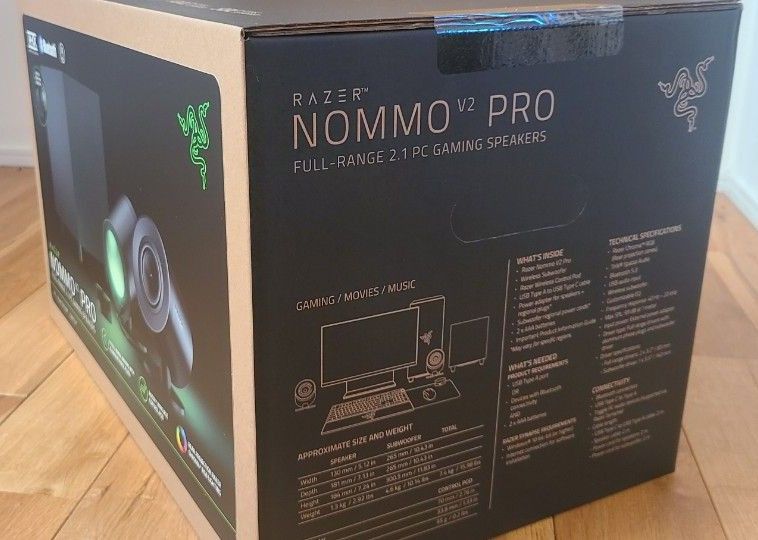 新品・未開封】Razer NOMMO V2 pro ゲーミングスピーカー|Yahoo 新品・未開封】Razer NOMMO V2 pro ゲーミングスピーカー|Yahoo