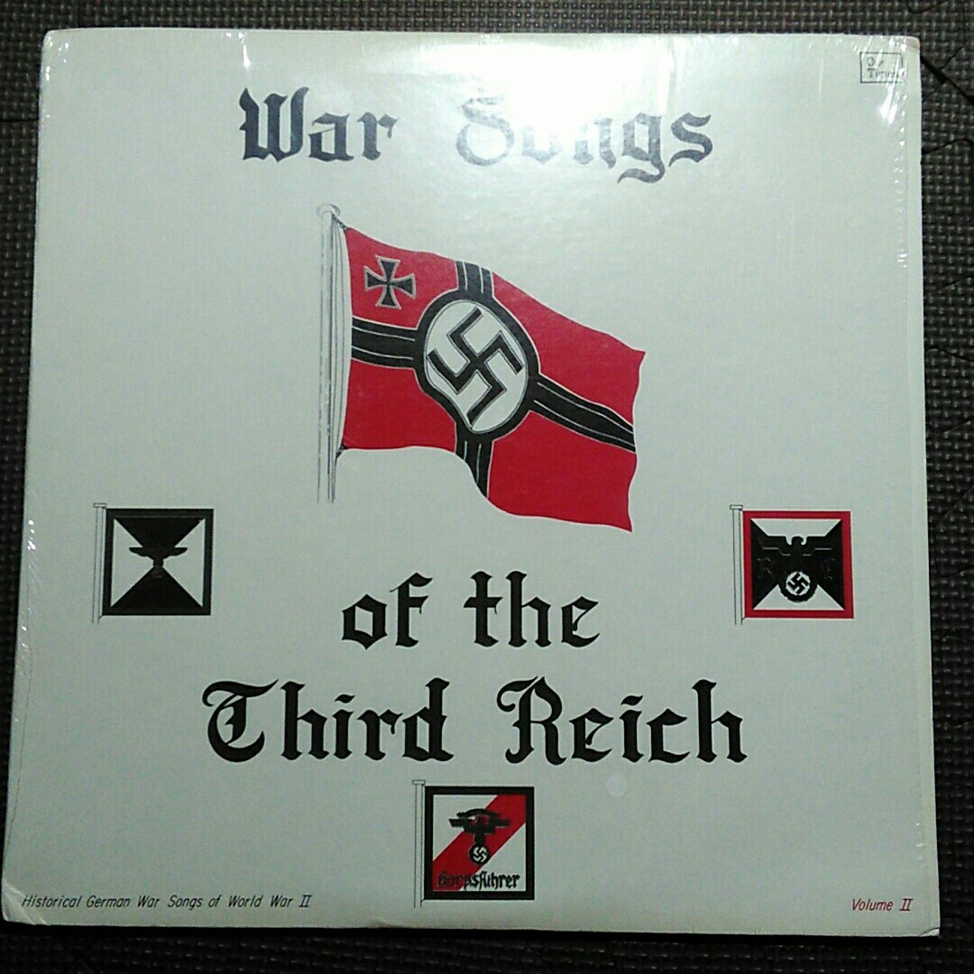 米盤1LP WAR SONGS OF THE THIRD REICH VOLUME Ⅱ　GS-L-2691 シュリンク残_画像1