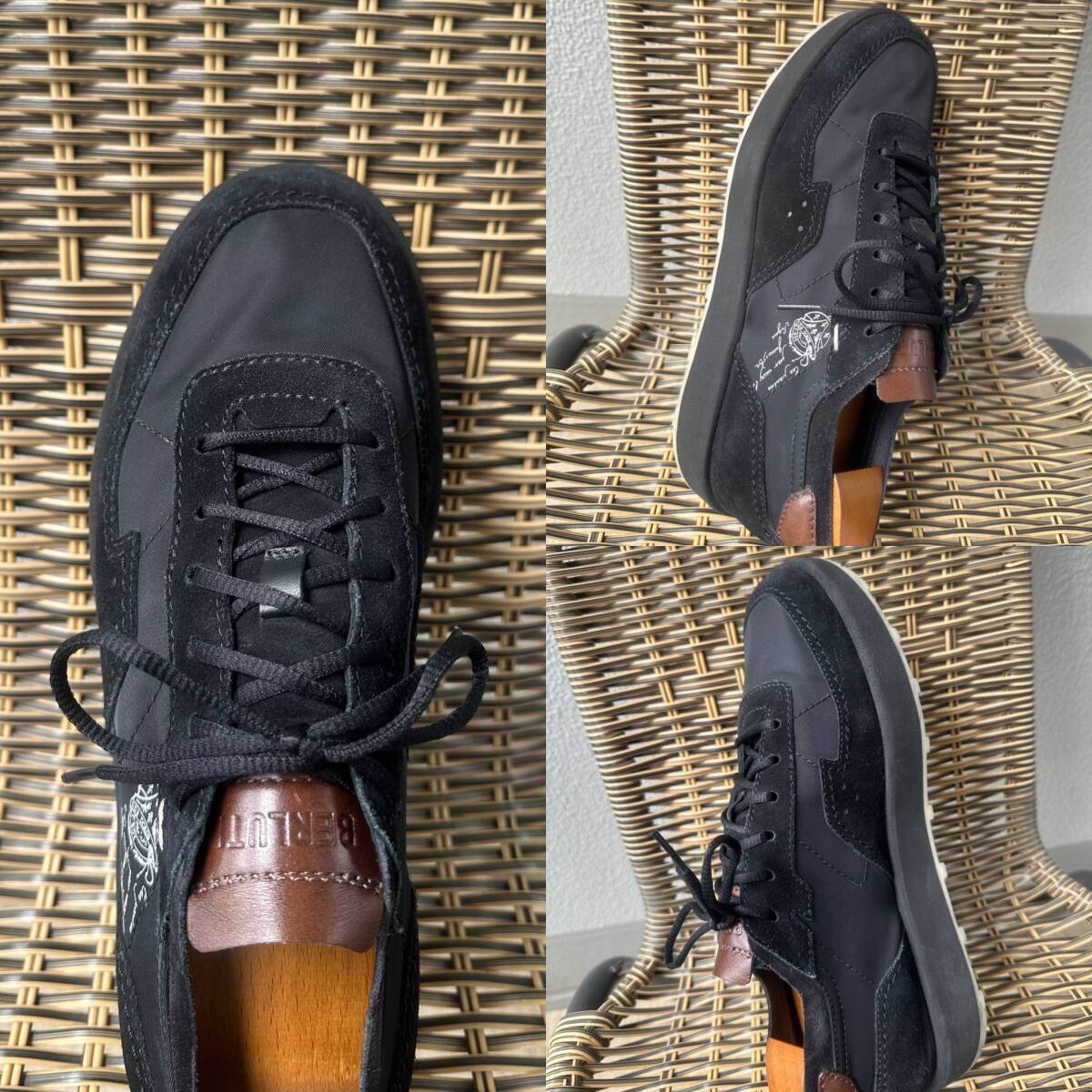 定価17 1万 BERLUTI Light Track Suede Leather Nylon Sneakers 定価17 1万 BERLUTI Light Track Suede Leather Nylon Sneakers