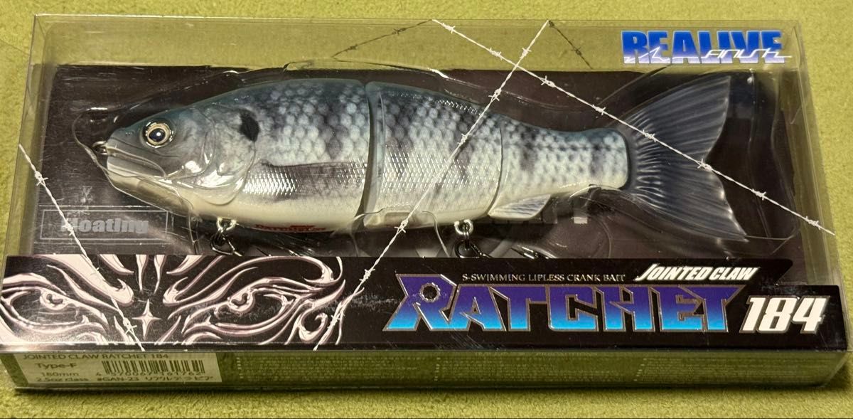 Gan craft ラチェット184 リアルテラピアカラー ガンクラフト ラチェット184 カラーリアルテラピア 未使用品