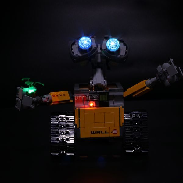 MOC LEGO レゴ ブロック アイデア 21303 互換 ウォーリー LED ライト