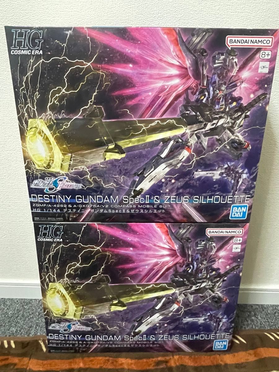 HG 1/144 デスティニーガンダムSpecII&ゼウスシルエット2個 HG 1/144 デスティニーガンダムSpecII&ゼウスシルエット2個