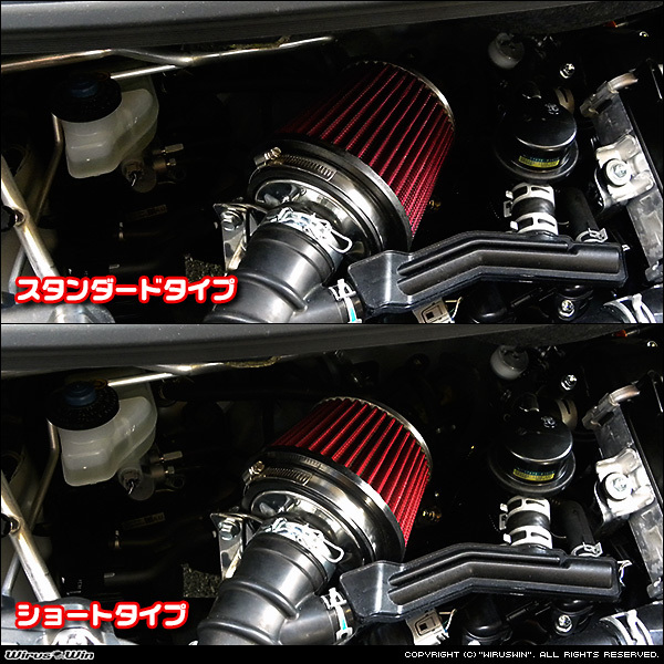 ダイハツ タント／タントカスタムＲＳ(ターボ車)LA650S用パワーフィルターKit_画像3