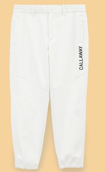 工場直売 35%OFF《2024年秋冬》キャロウェイ (1030)白(L) C24226105 リラックスパンツ 82cm~
