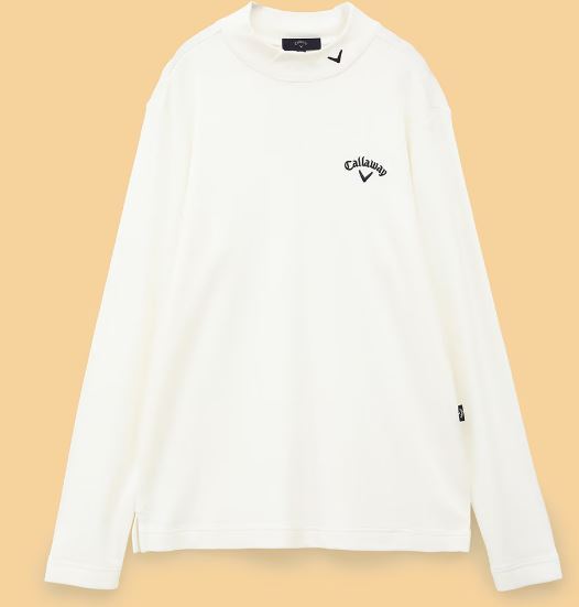 お歳暮・冬ギフト2024|ギフト・贈り物はセブン 35%OFF《2024年秋冬》キャロウェイ 長袖モックネックシャツ C24233108(1030)白(L) キャロウェイ