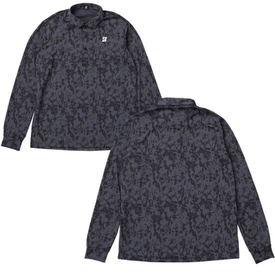 クリスマスファッション 35%OFF《2024年秋冬》ブリヂストンゴルフ DGM05F 長袖共衿シャツ 黒(L) その他