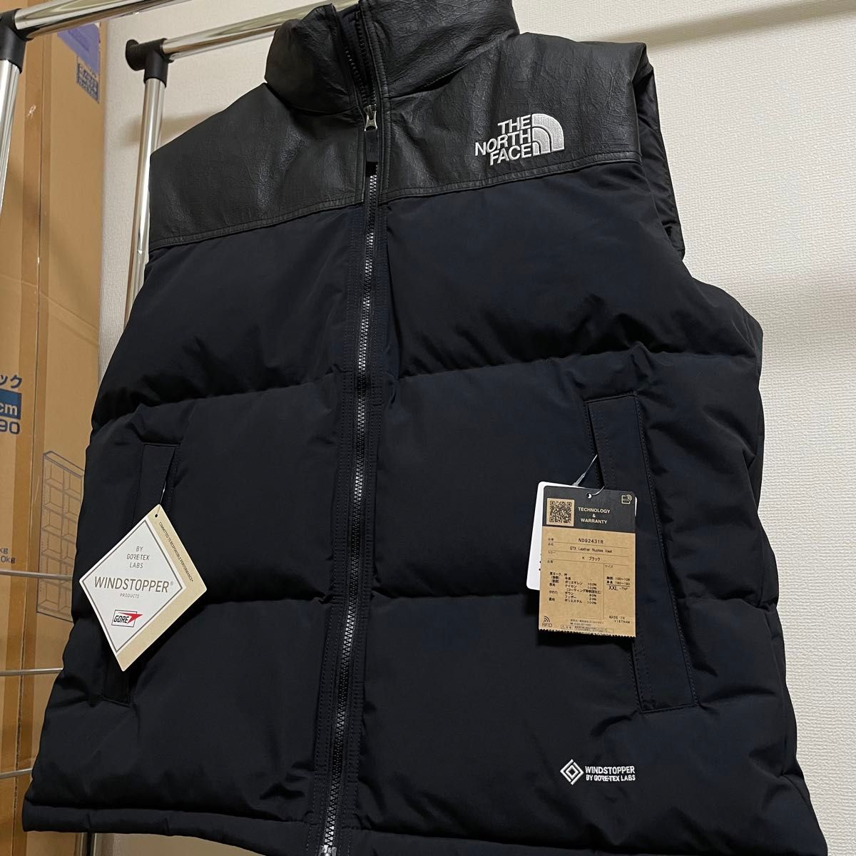 ノースフェイスオルター限定 GTX LEATHER NUPTSE VEST【XXL ノースフェイスオルター限定 GTX LEATHER NUPTSE VEST【XXL