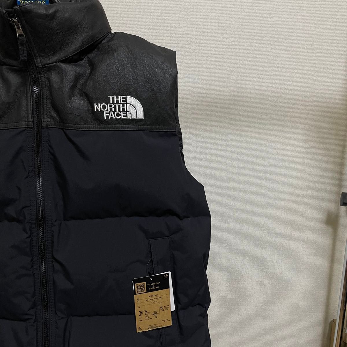 ノースフェイスオルター限定 GTX LEATHER NUPTSE VEST【XL ノースフェイスオルター限定 GTX LEATHER NUPTSE VEST【XL