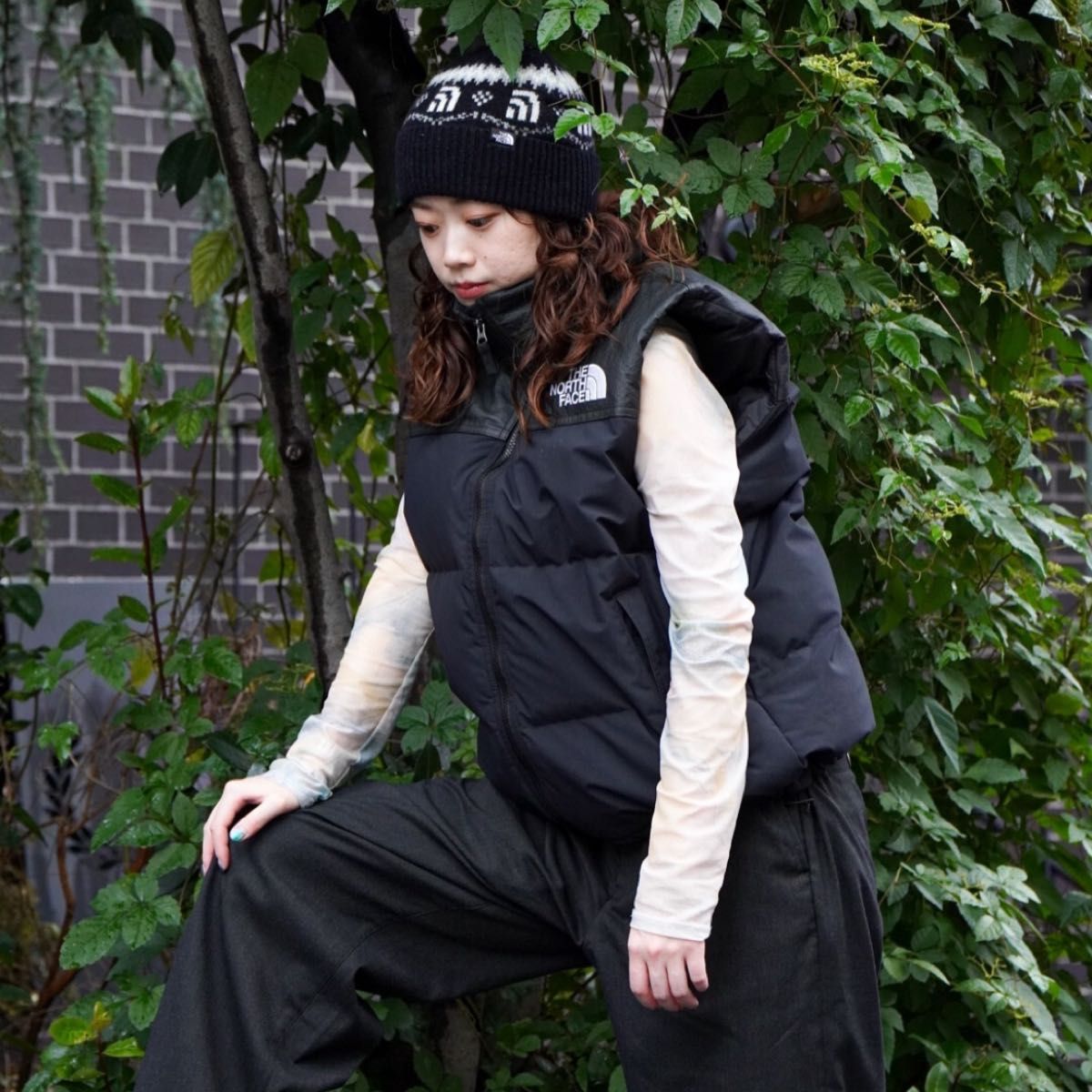 ノースフェイスオルター限定 GTX LEATHER NUPTSE VEST【XL ノースフェイスオルター限定 GTX LEATHER NUPTSE VEST【XL