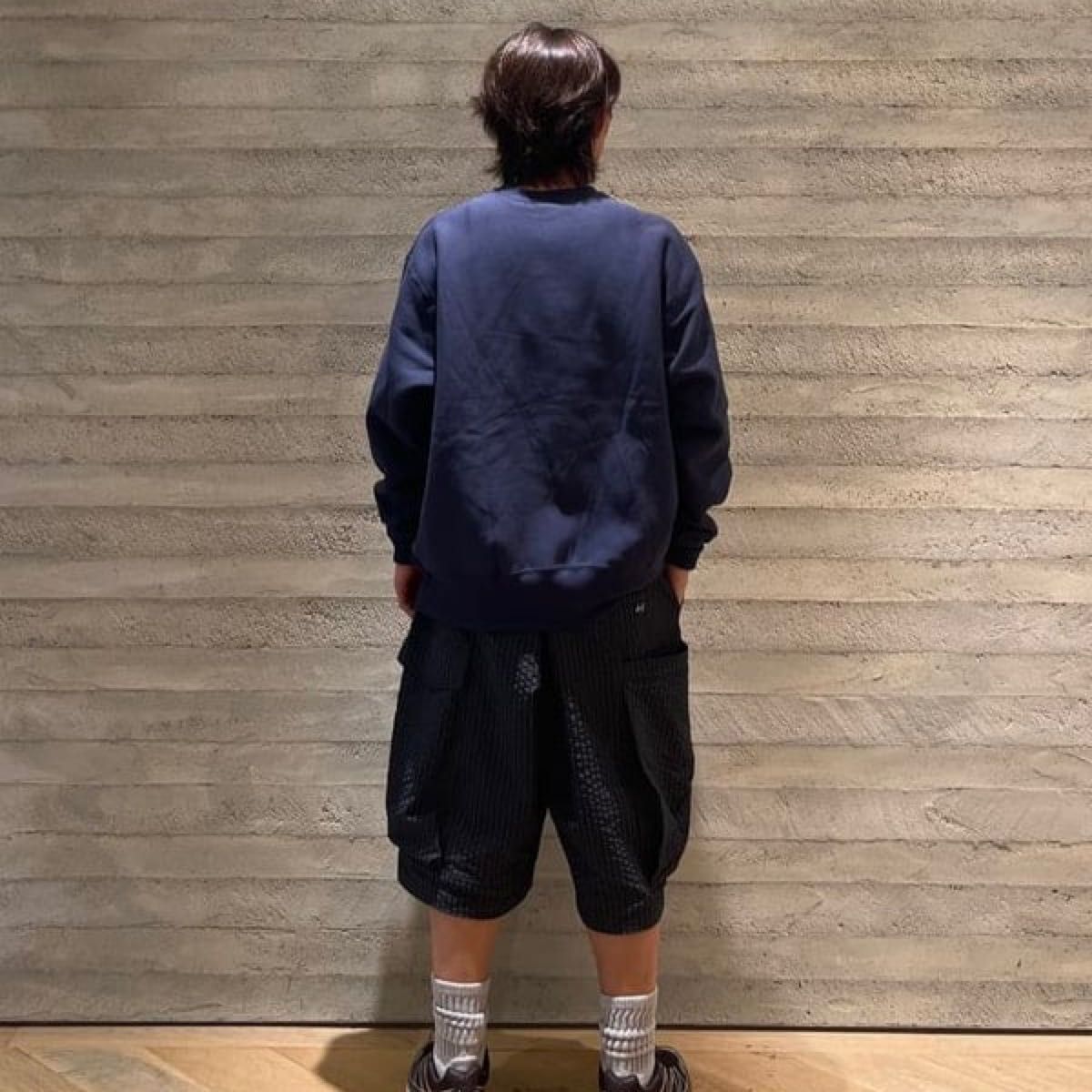Champion × BEAMS × MINNANO】Logo Crew Neck Sweat【L Champion × BEAMS × MINNANO】Logo Crew Neck Sweat【L