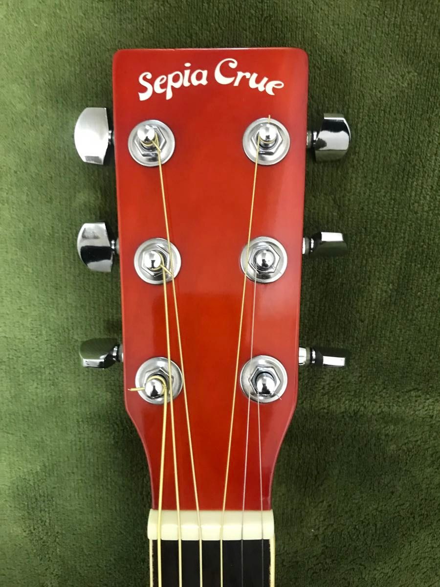 Sepia CrueF-140/RDS アコースティックギター Sepia Crue F-140/RDS 小ぶり薄型アコギ 比較的きれい 弦高低く