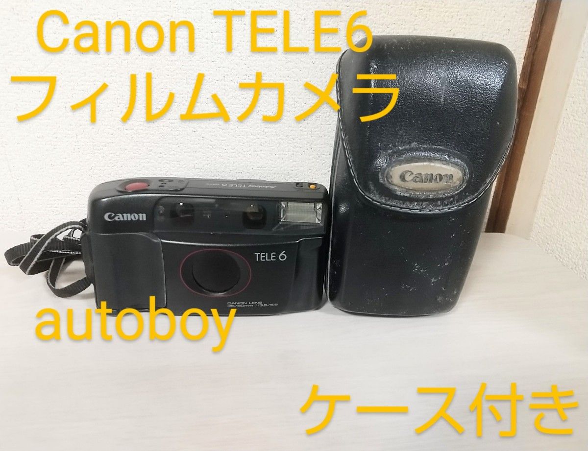 中古】Canon キヤノン Autoboy TELE 6 DATE コンパクトフィルム 中古】Canon キヤノン Autoboy TELE 6 DATE コンパクトフィルム