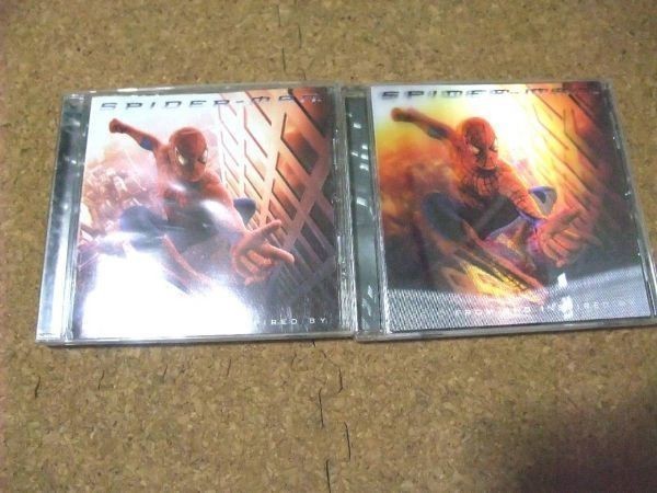 [CD][送100円～] スパイダーマン　サントラ　輸入盤 国内盤 セット_画像1