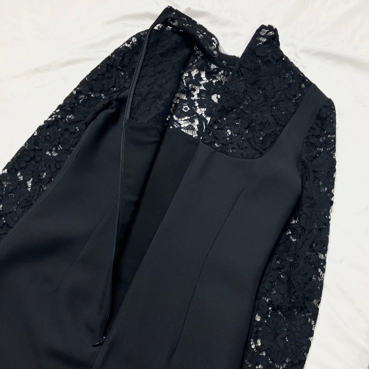 極美品】VALENTINO フローラルレース シアードレスワンピース 極美品】VALENTINO フローラルレース シアードレスワンピース